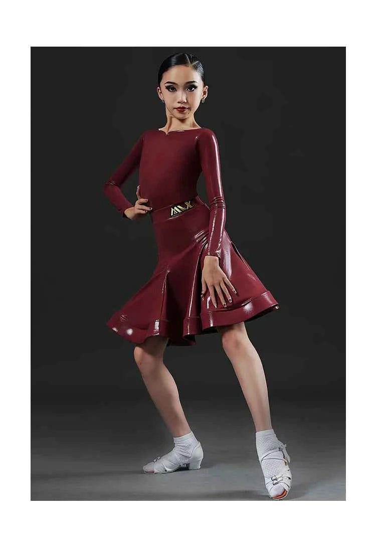 MLX.8981 high-end children's Latin dance costume competition grading regulations, tailor-made dance costumes