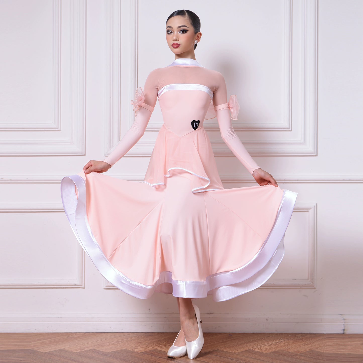 TID CM2412 children's ballroom dance clothes new dress ballroom dance swing skirt high-end national ballroom dance clothes
