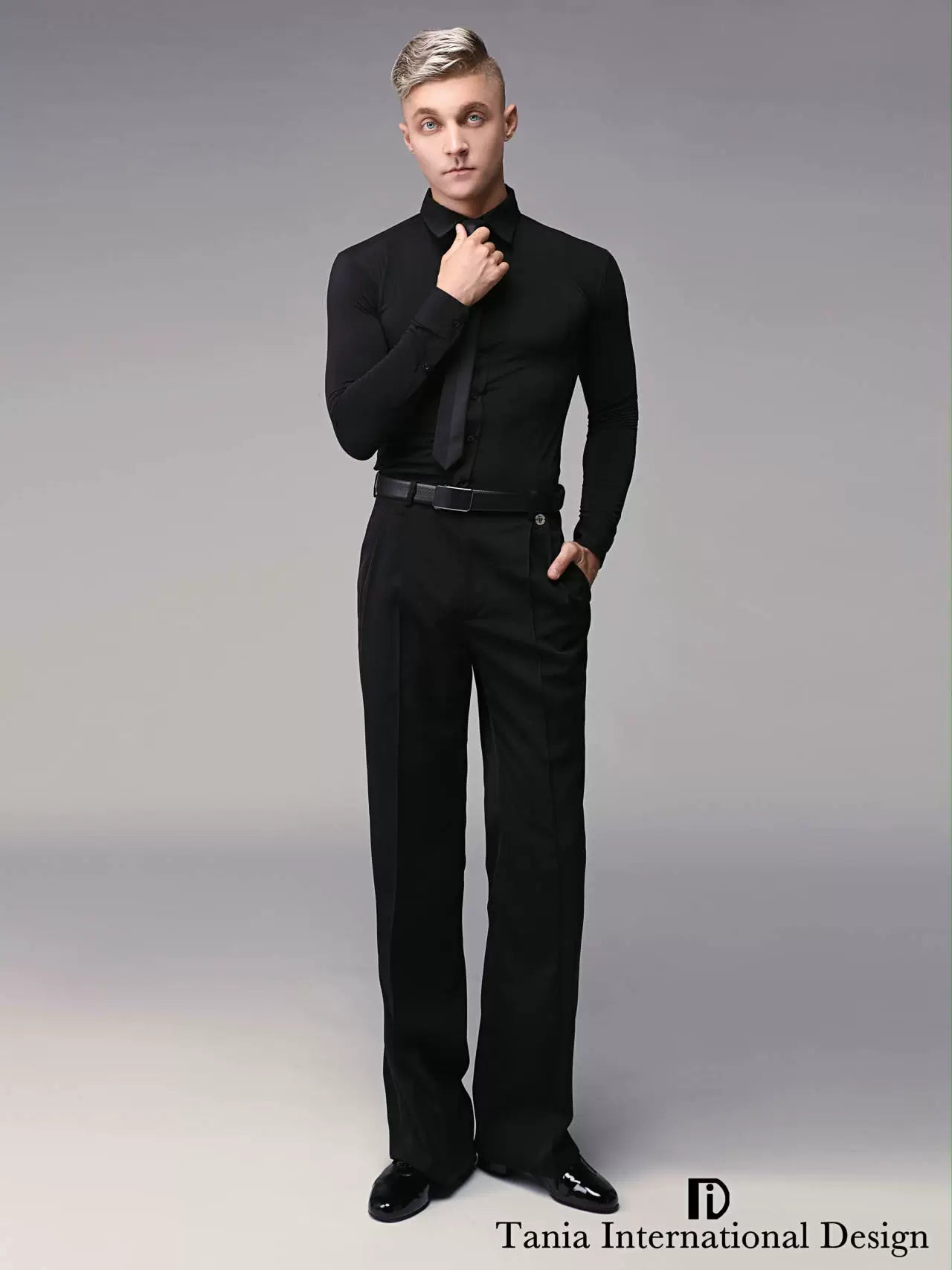 TID.A004 Premium Ballroom Dance Top New High-end Men's 2023 New Shirt Latin Dance Suit Shirt Top