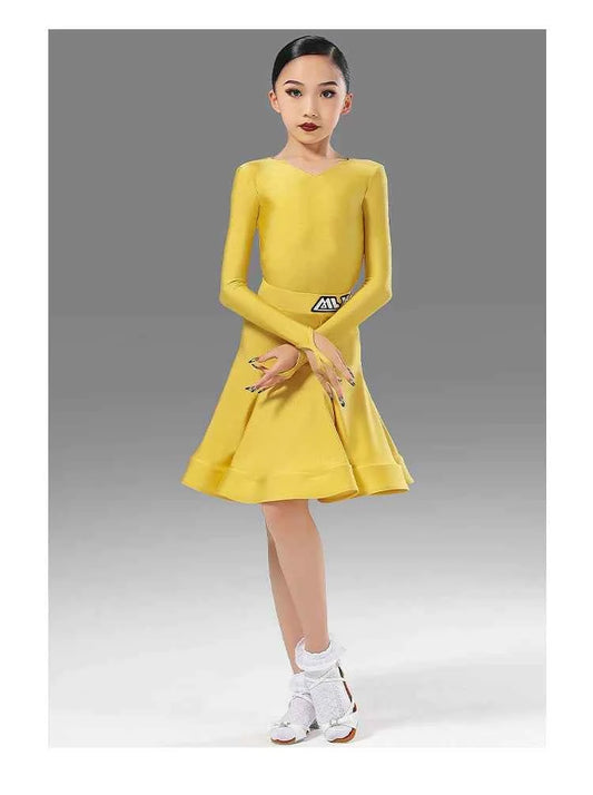 MLX.8954 Children's Latin Dance Clothing Girls' Competition Grading Standards Regulations Children's Dance Performance Clothing