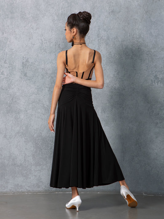 TID children's ballroom dance dress new ballroom dance waltz swing skirt special national ballroom dance watch performance uniform