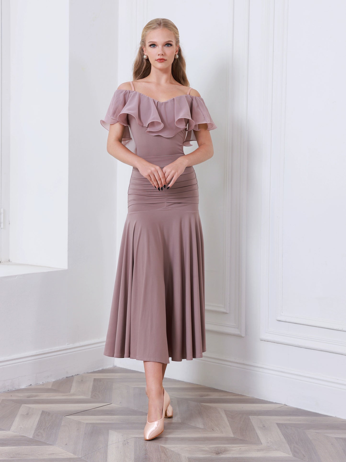 TID new national standard ballroom dance practice clothes adult daily dance clothes