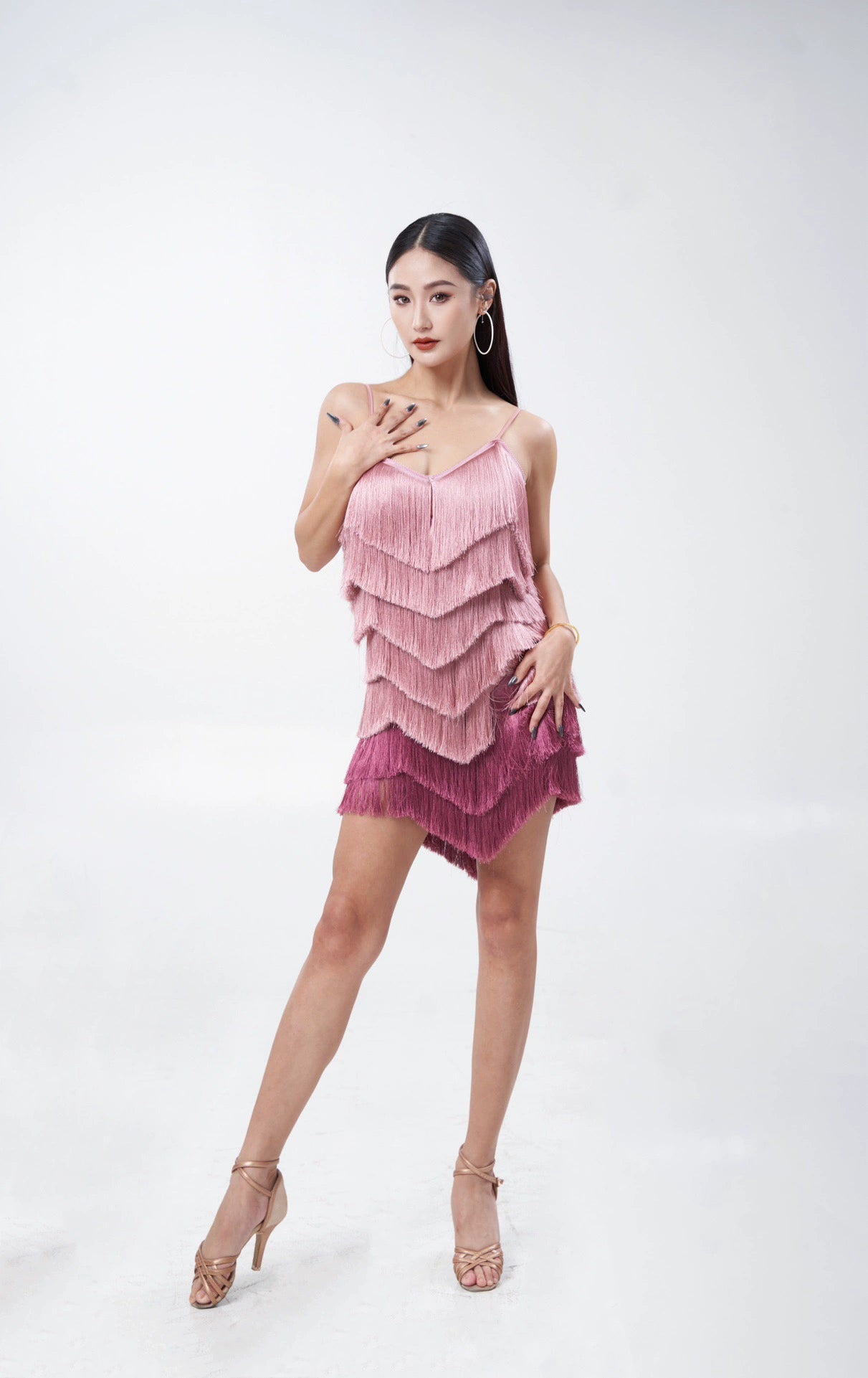 VERNAxBANGGIRL Fringe dress VABGY013