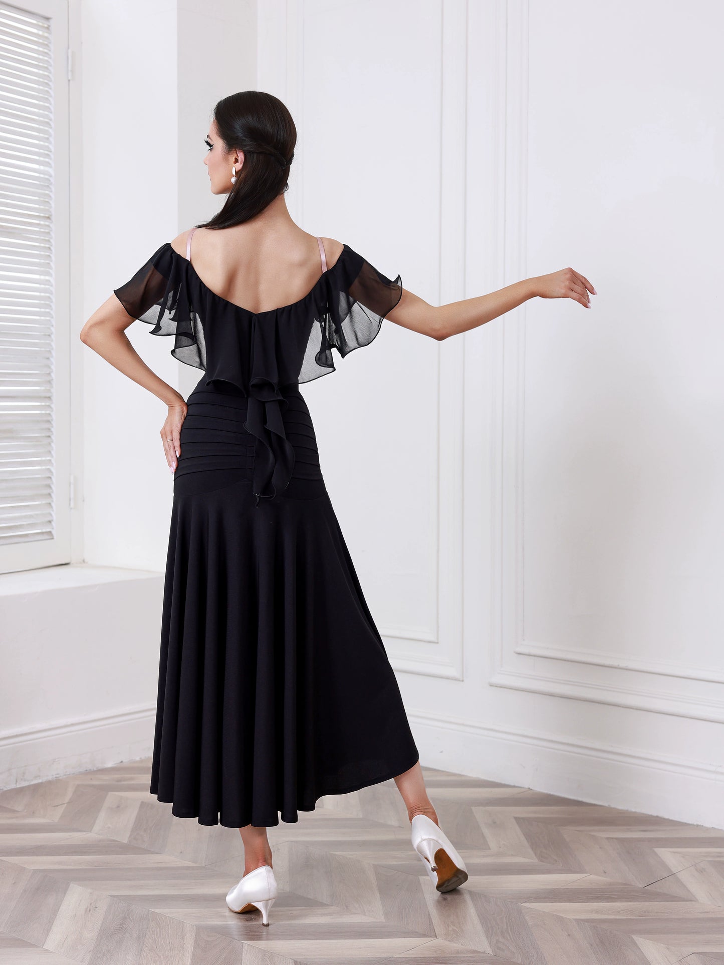 TID new professional ballroom dance skirt premium adult ballroom dance top