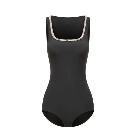 DUYQ "Mountain Awakening Rain Modern" 011 Classic Flat Mouth Diamond Top Women's Modern Dance Practice Suit Professional