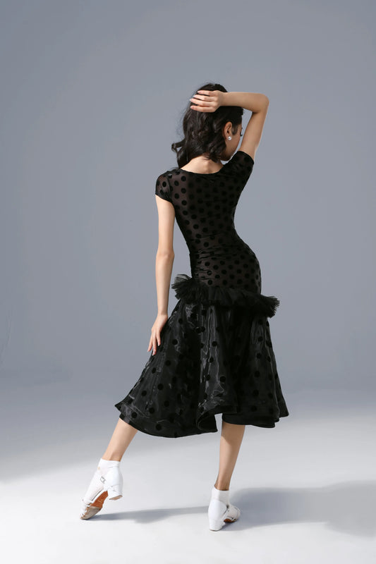 TID.0405 Children's Short Sleeve Children's Ballroom Dance Suit