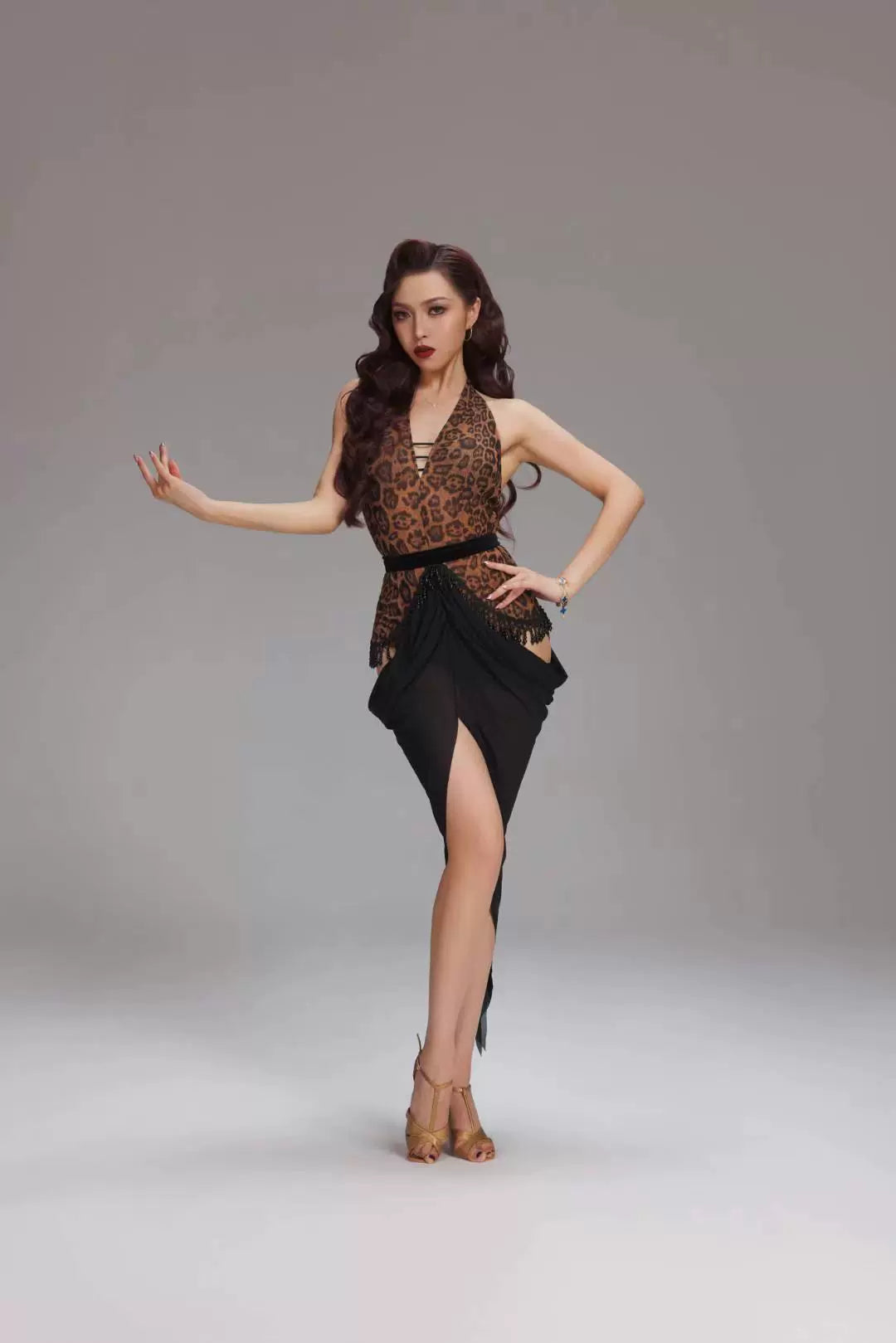 VERNAxBANGGIRL VABGY007 Latin dance practice uniform performance