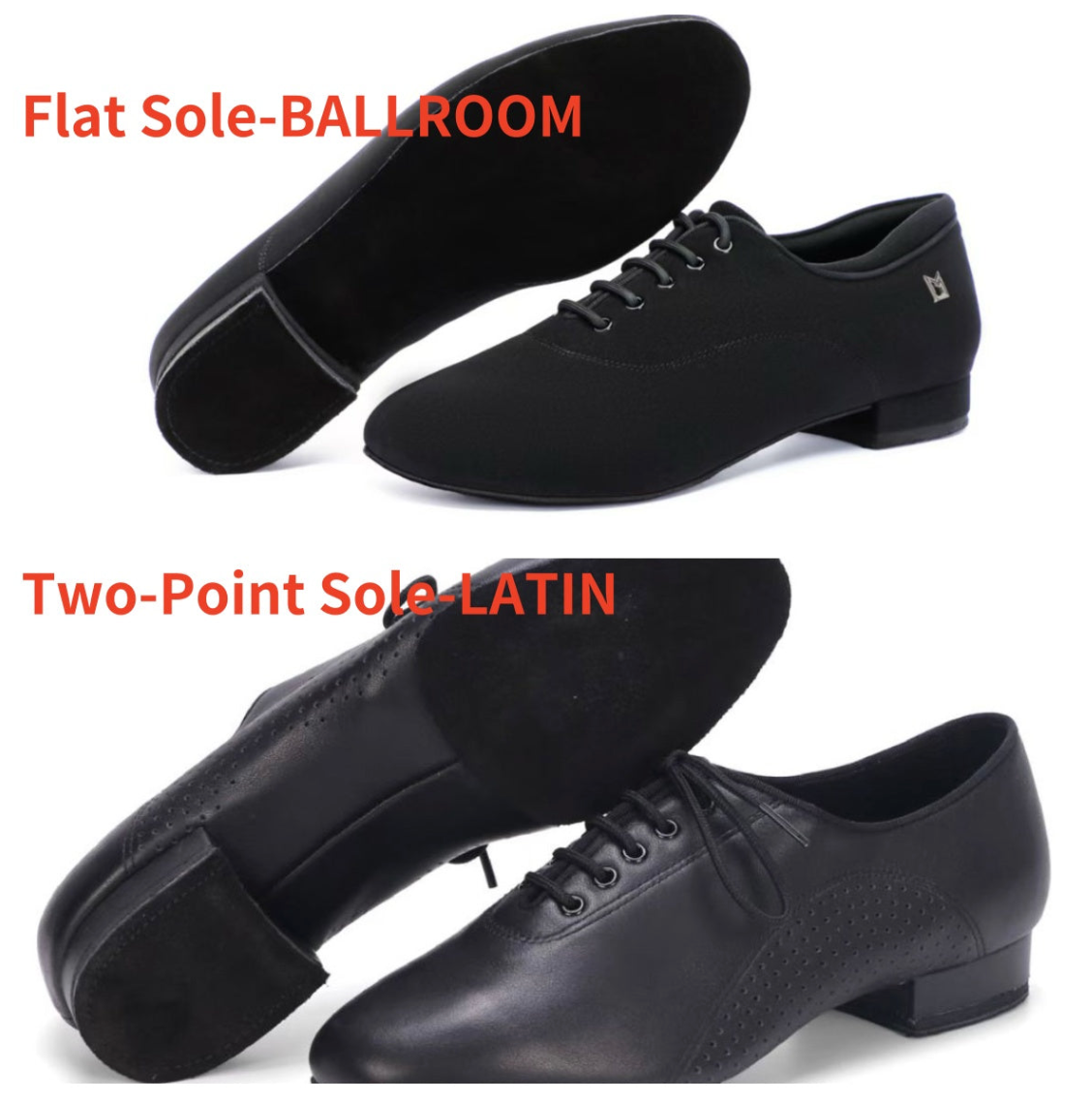 MINEJAS.MT040 Men’s Sparkly Slip-On Italian-Style Teacher Dance Shoes