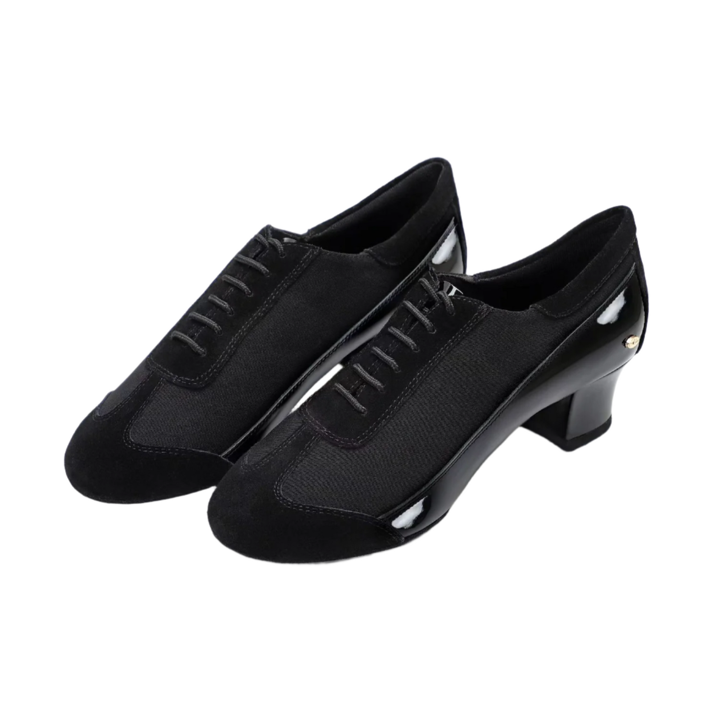 ALW.L002ME Men’s Patent Leather & Canvas Latin Dance Shoes