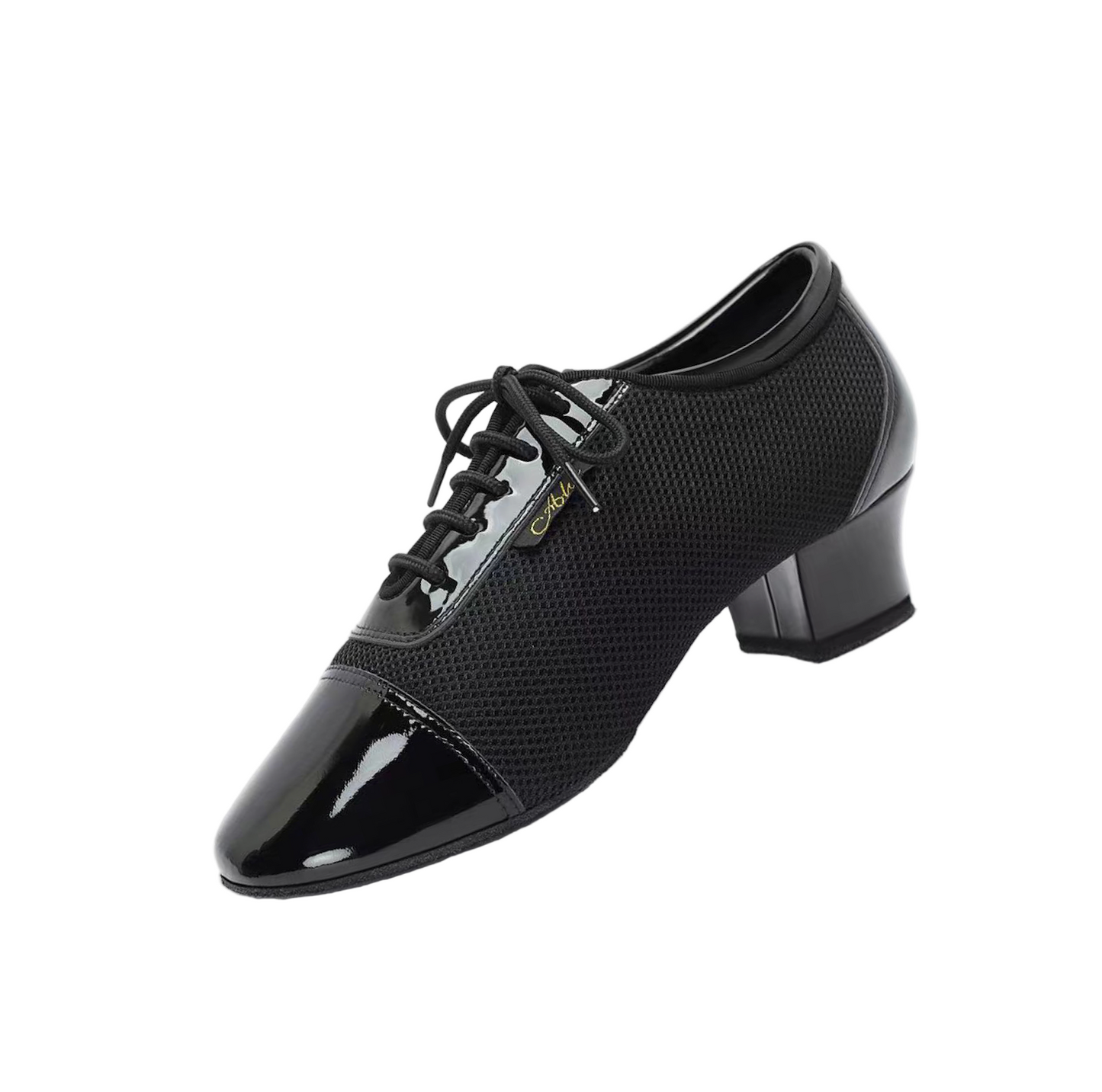ALW.L005ME Men’s Patent Leather & Mesh Latin Dance Shoes