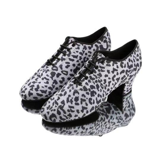 ALW.L010FC Women’s Grey Leopard Print Teaching Shoes