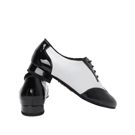 AILIANWU.B005ME MALE MENS BALCK AND WHITE BALLROOM DANCE SHOES