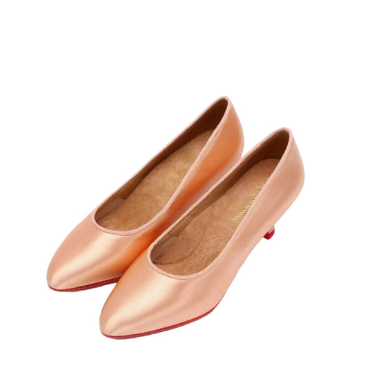 MINEJAS.B005FE WOMEN BALLROOM SANTIN DANCE SHOES– Customizable Fit & Style
