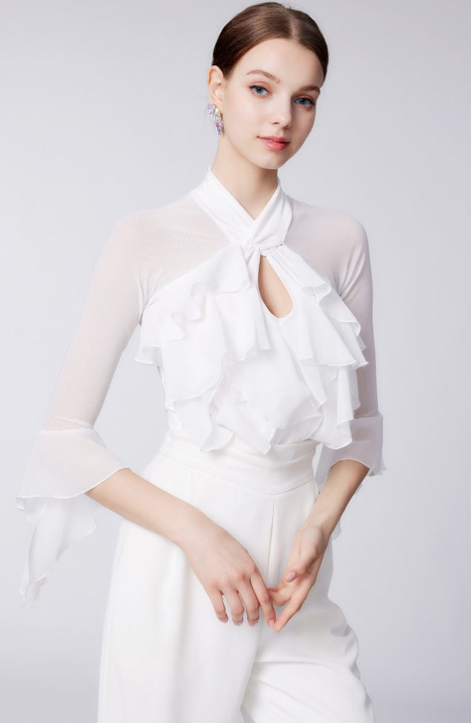 WD.Y487 New Women's Ballroom dance Top