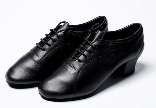 FocusDance Danceshoes.L002ME Men’s Elegant Classic Latin Dance Shoes – Genuine Leather - Mine·Jas