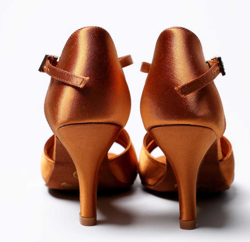 FocusDance.L005FE Focus danceshoes women satin material