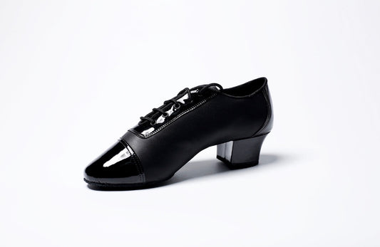 FoccusDance Danceshoes.L003ME Men’s Fashion Shoes – Patent Leather Spliced Style - Mine·Jas
