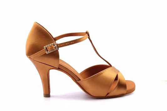FocusDance.L005FE Focus danceshoes women satin material - Mine·Jas