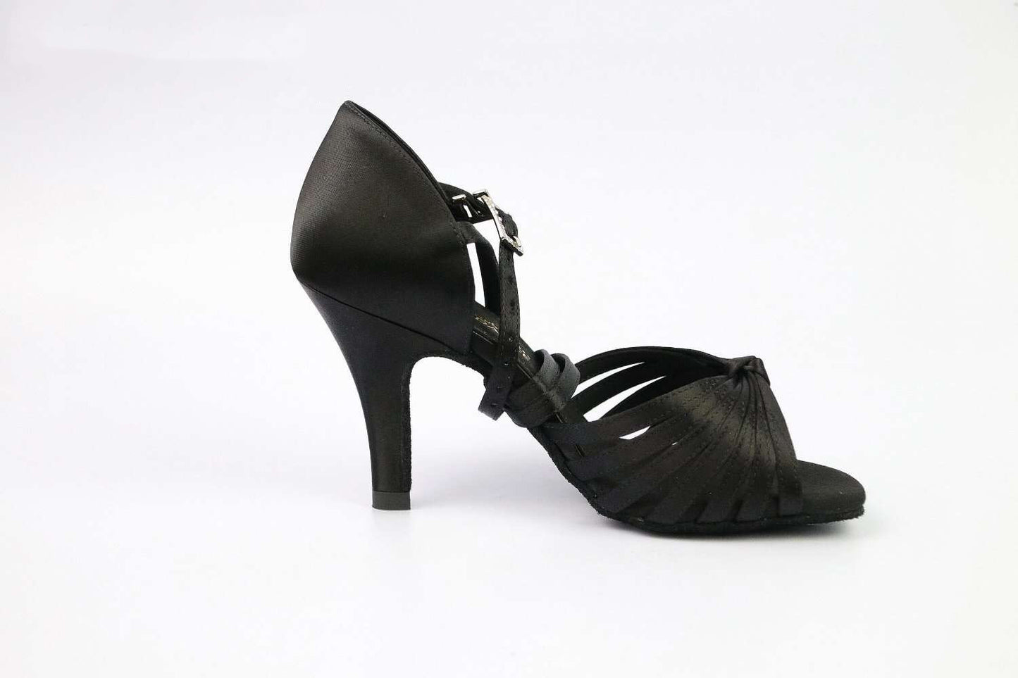 Focus Dance.L004FE black satin women latin shoes