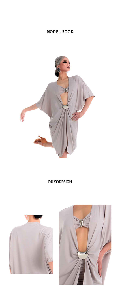DUYQ 009 Teacher Style Loose Top for Latin Dance