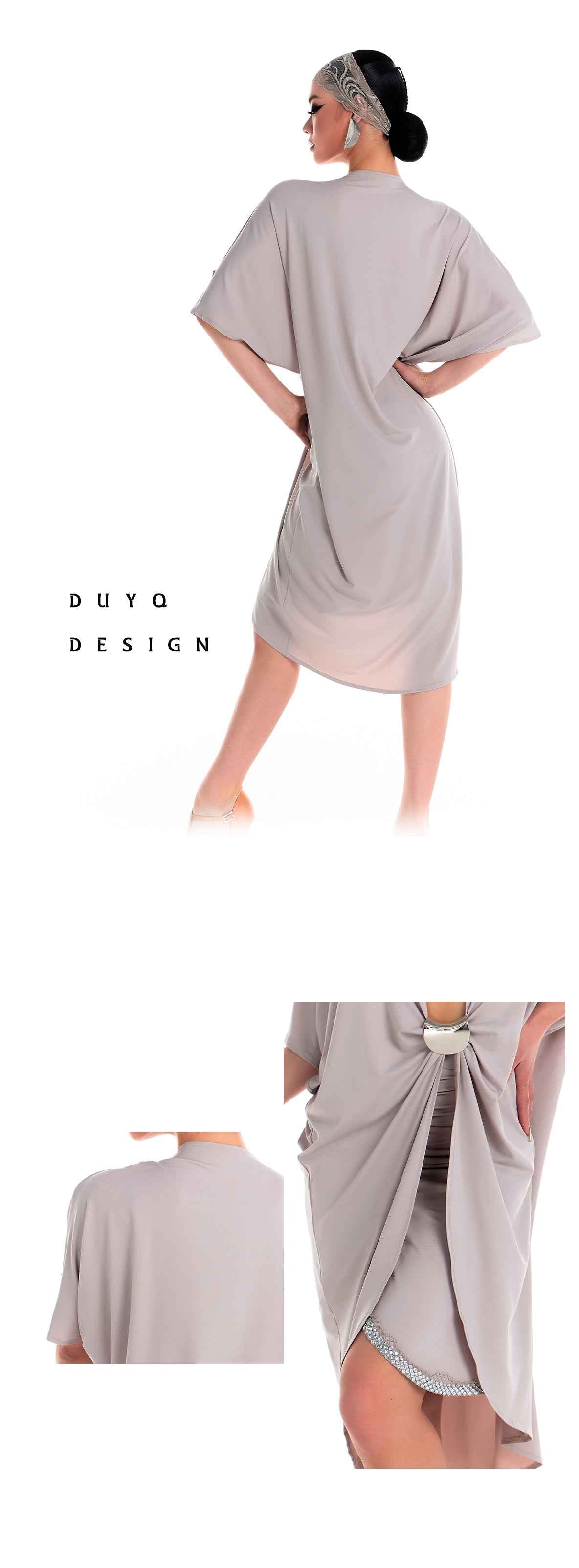 DUYQ 009 Teacher Style Loose Top for Latin Dance