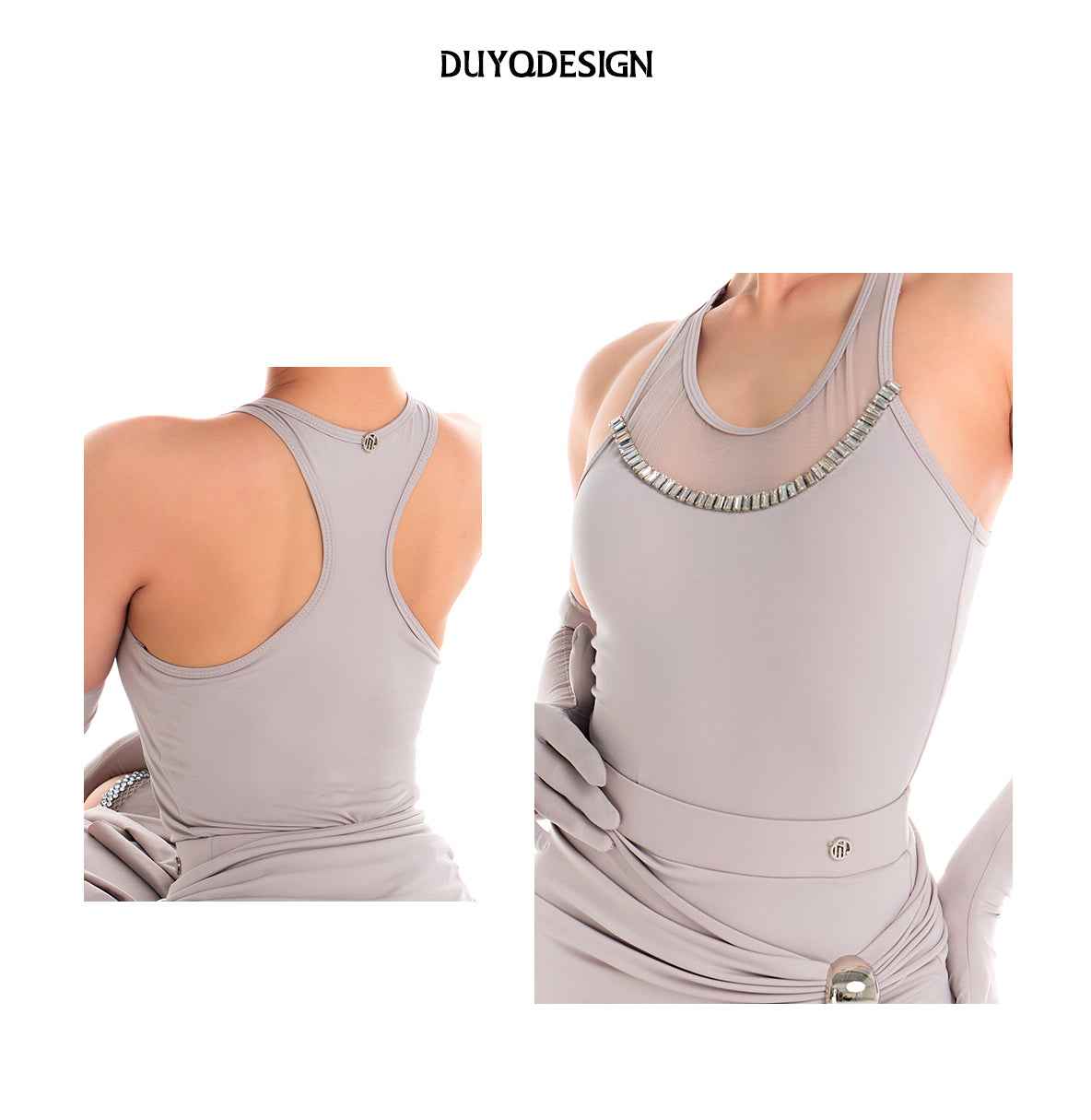 DUYQ 013 Original Design Camisole Top for Latin Dance