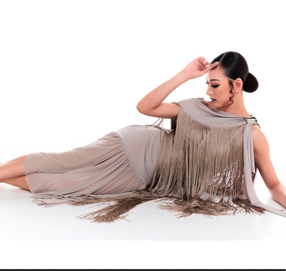 DUYQ 015 Original Tassel Design Dance Top