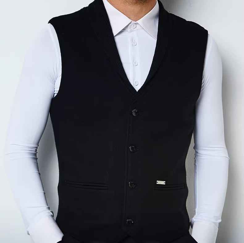 NY Fashion modern dance vest latin dance suit men's dance ballroom dance jacket vest 21104MJ