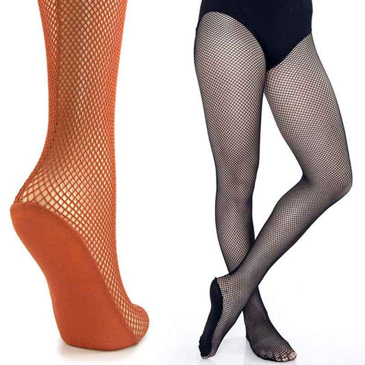Professional Latin Dance Net Socks Back Seam Design