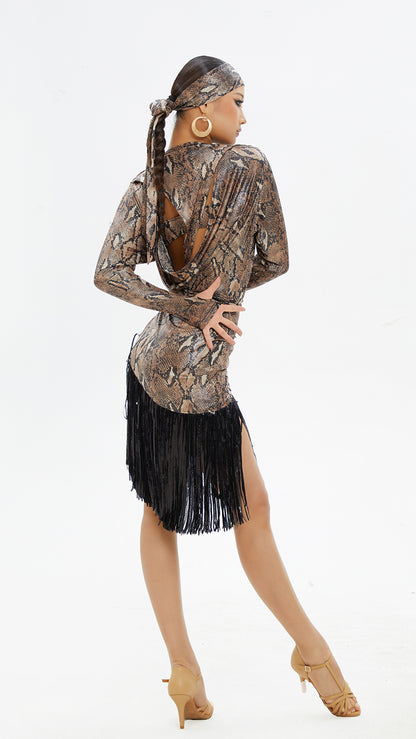 DUYQ.Serpent Whisper Series 11 – Women’s Latin Practice Dress