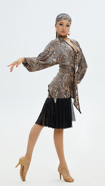 DUYQ.Serpent Whisper Series 13 – Women’s Latin Practice Dress