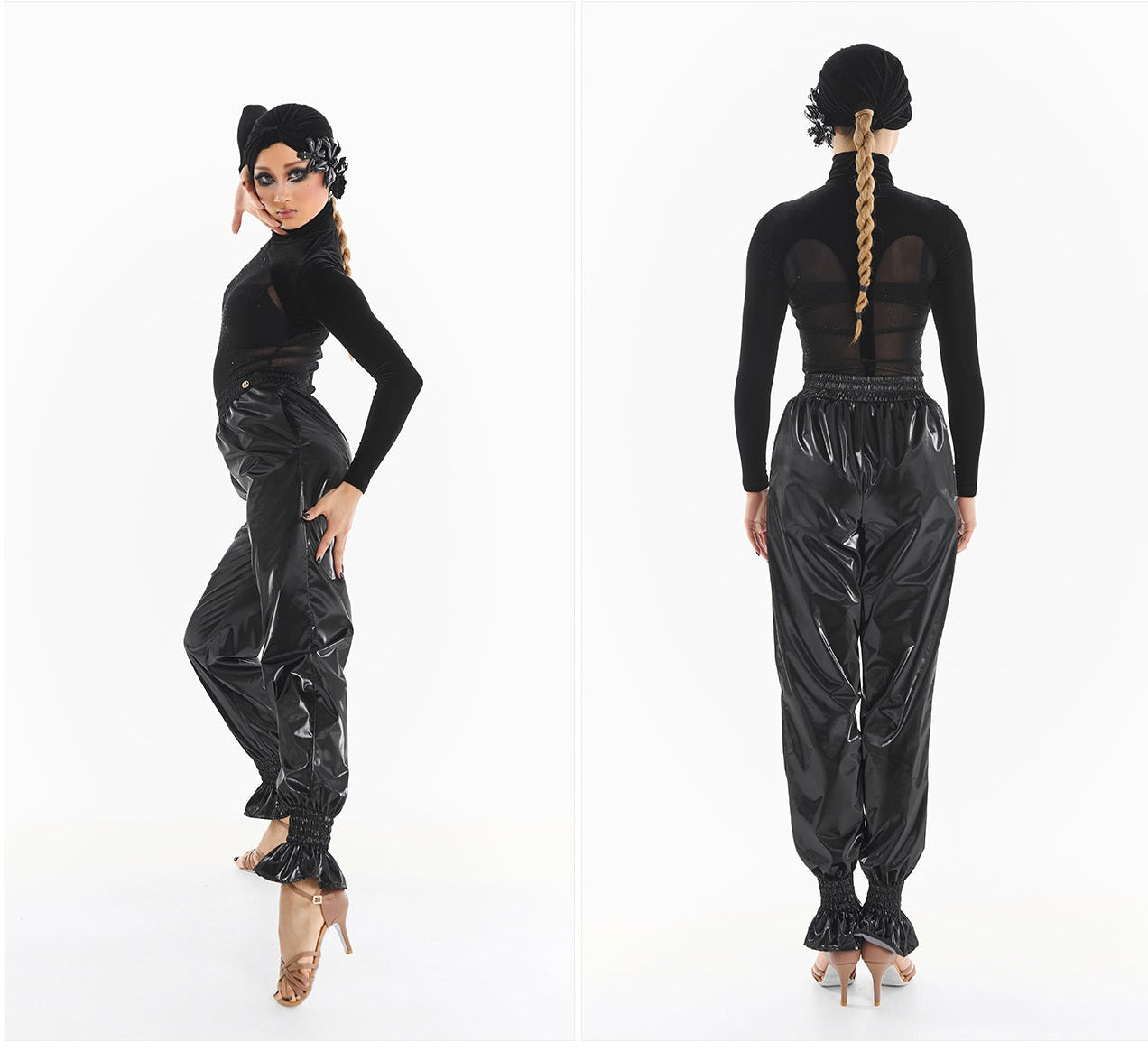 DUYQ [Midnight Star] 008 Latin Sweat-Enhancing Flared Pants – Latin Training Wear