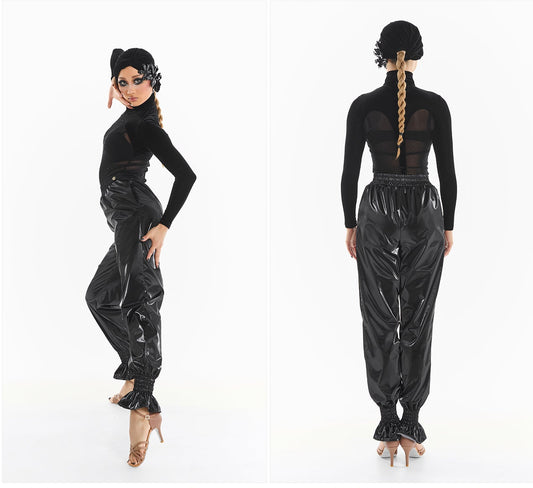 DUYQ [Midnight Star] 008 Latin Sweat-Enhancing Flared Pants – Latin Training Wear