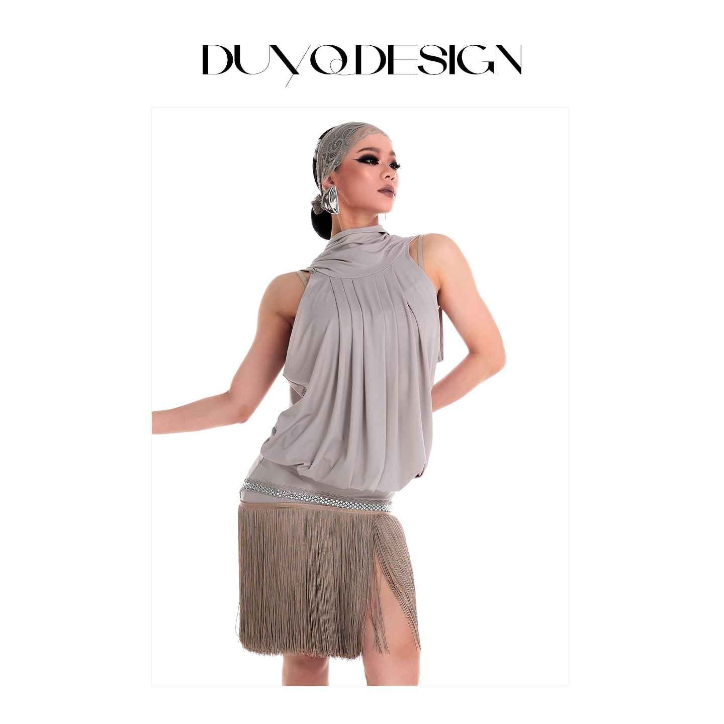 DUYQ 006 Premium Tassel Skirt for Latin Practice