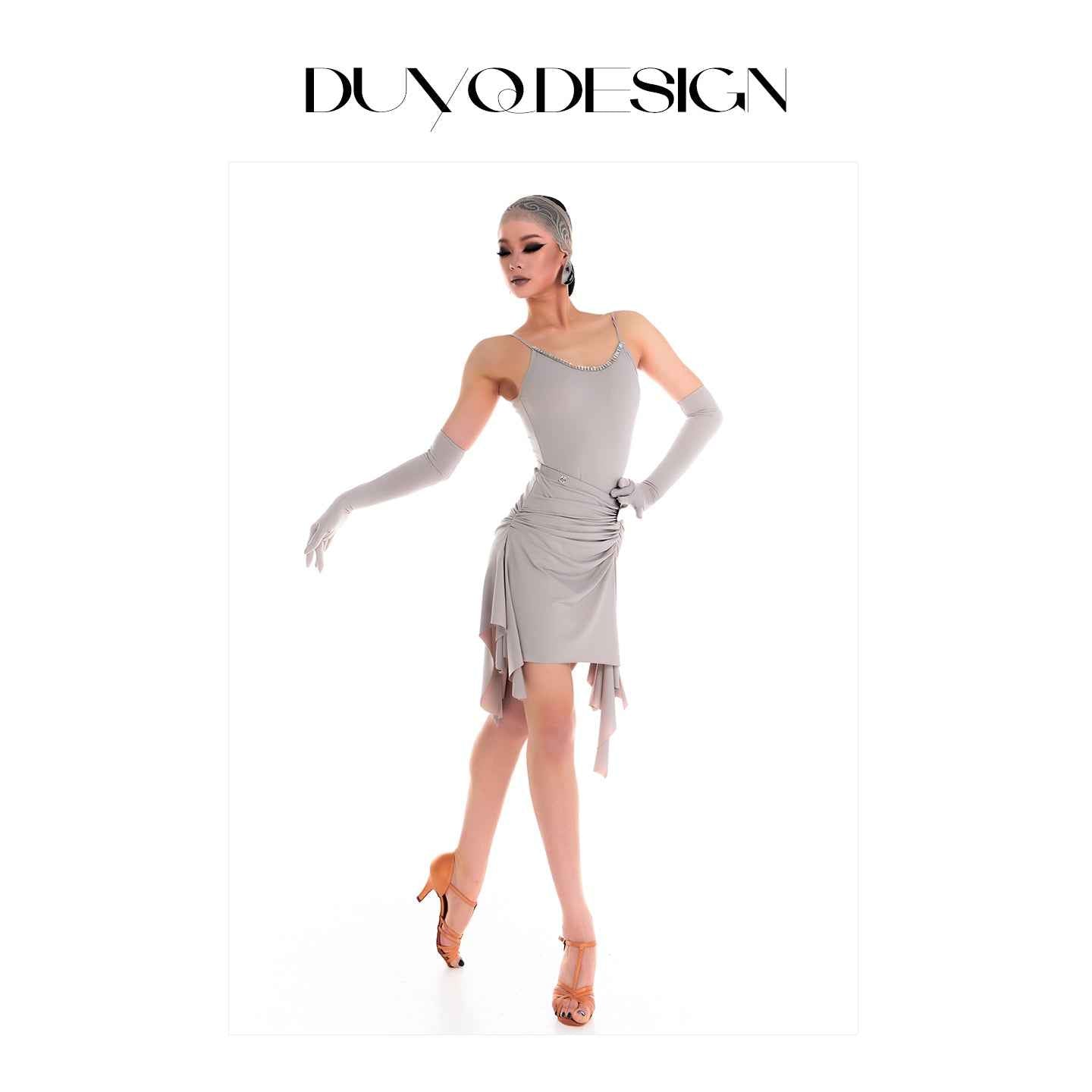 DUYQ 010 Minimalist Camisole Top for Latin Dance