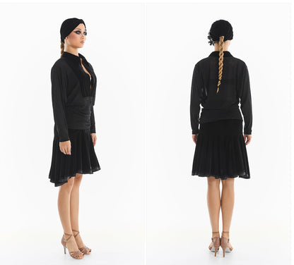 DUYQ [Midnight Star] 001 Latin Loose Fit Top – Professional Latin Practice Wear