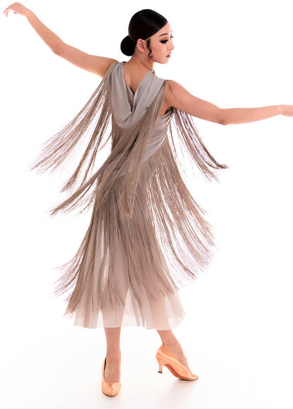 DUYQ 015 Original Tassel Design Dance Top