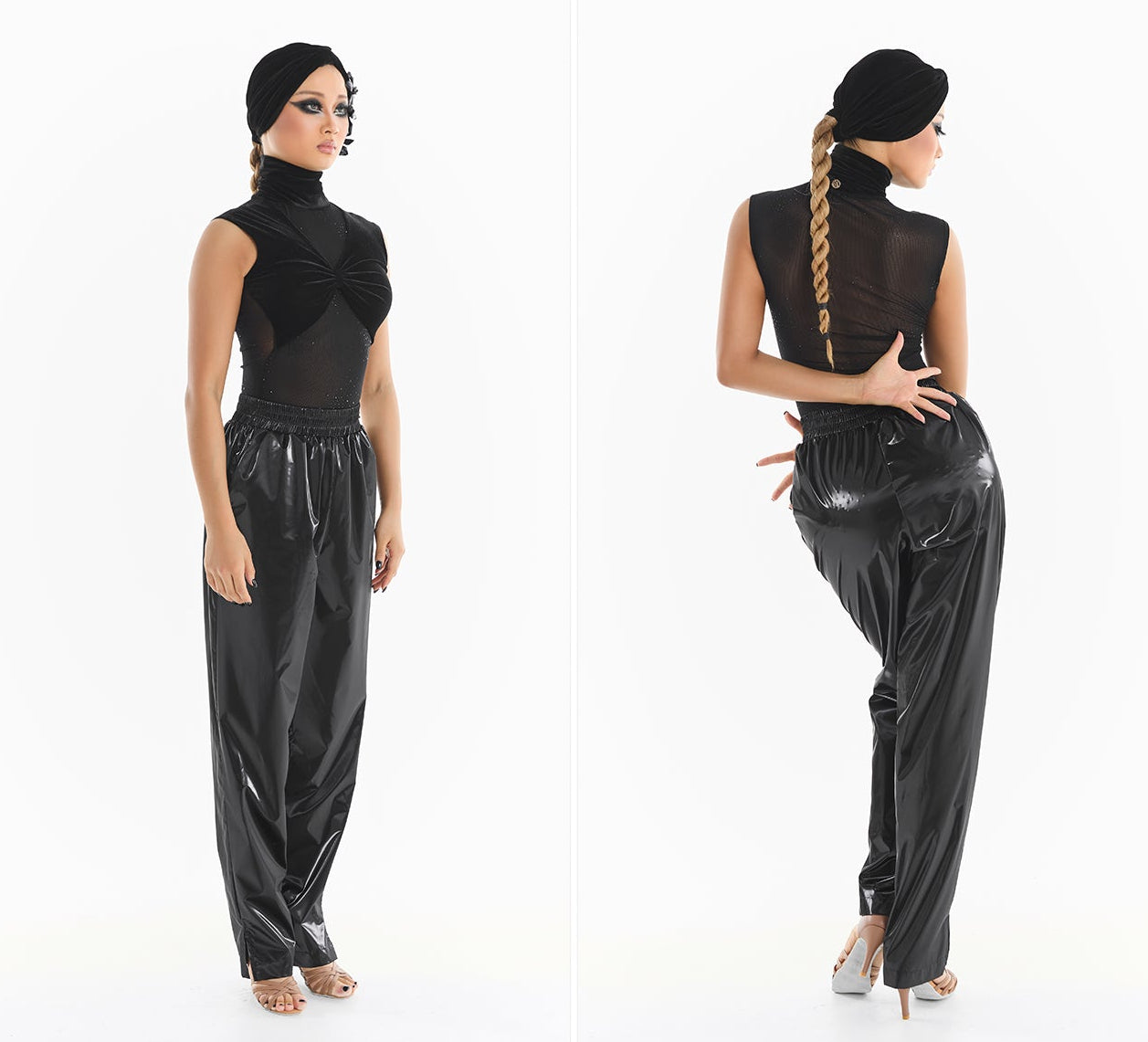 DUYQ [Midnight Star] 010 Latin Sweat-Enhancing Tapered Pants – Latin Training Wear