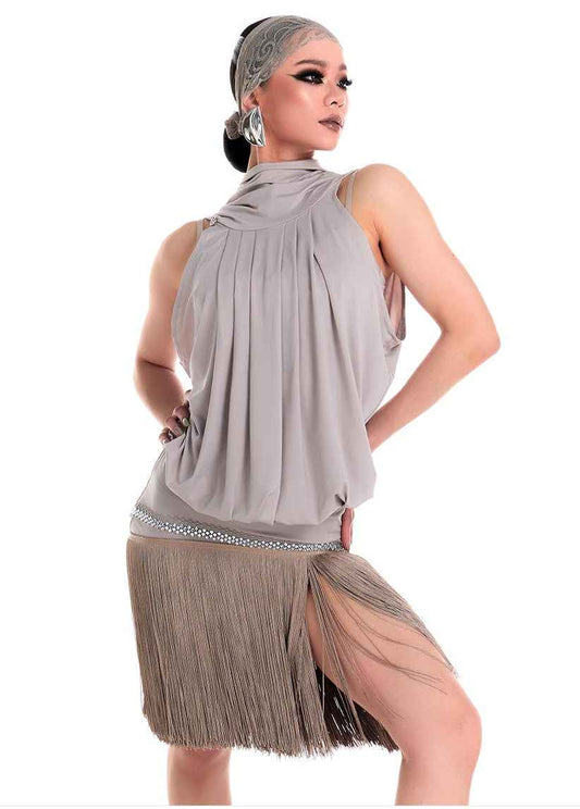 DUYQ 006 Premium Tassel Skirt for Latin Practice