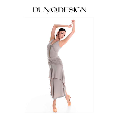 DUYQ 002 Original Ruffle Edge Modern Dance Skirt for Women