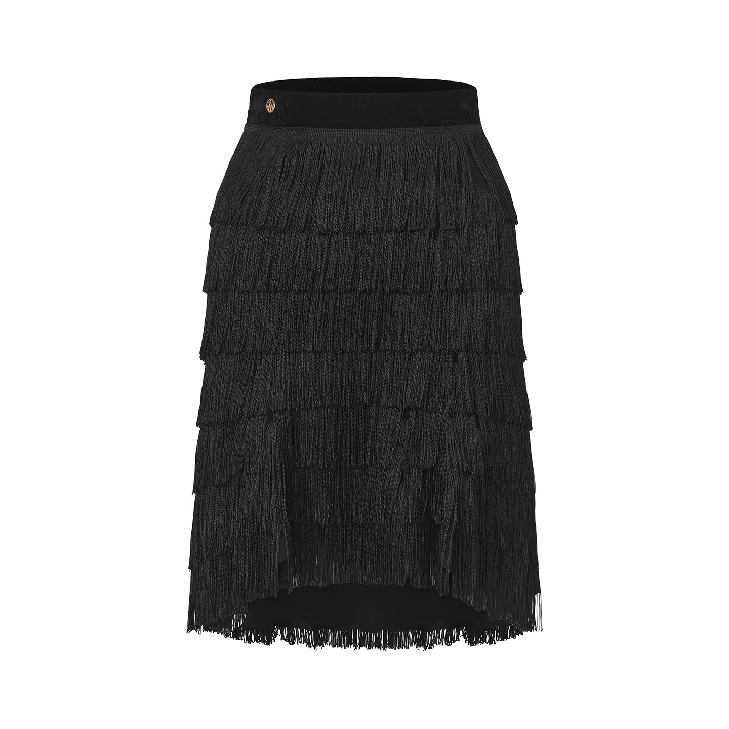 DUYQ [Midnight Star] 004 Latin Tiered Fringe Skirt – Latin Practice & Performance Wear