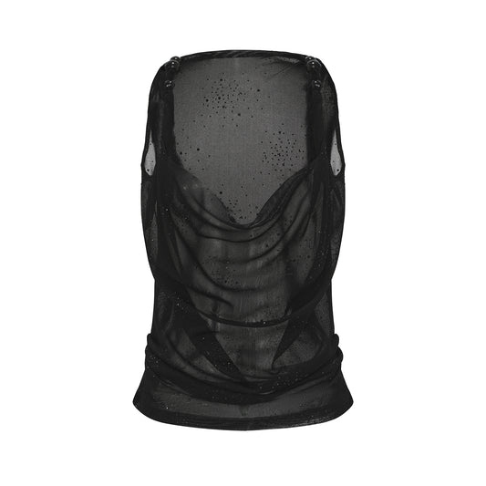 DUYQ [Midnight Star] 013 Latin Loose Cowl Neck Top – Professional Latin Practice Wear