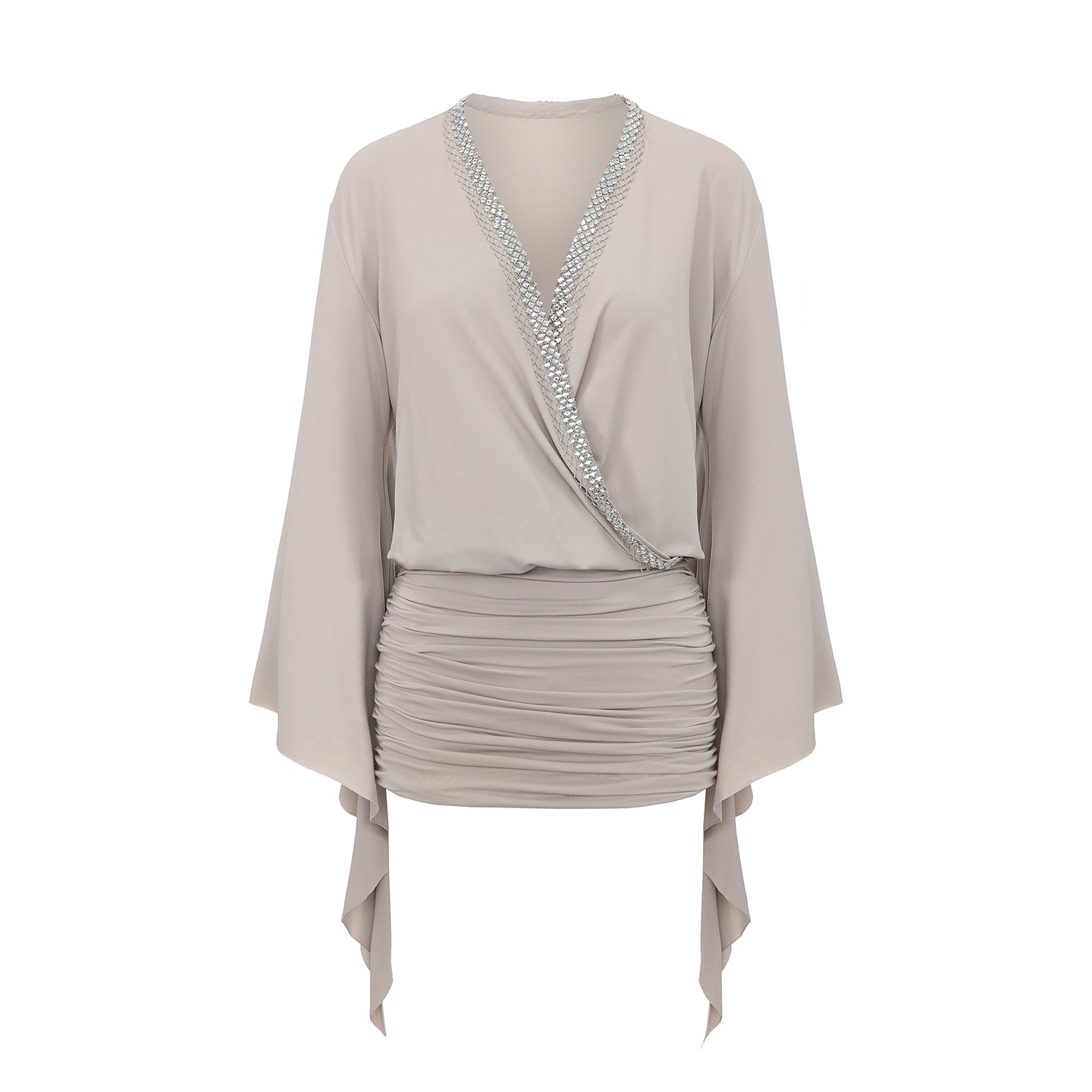 DUYQ 010 V-Neck Tie Strap One Size Dance Top