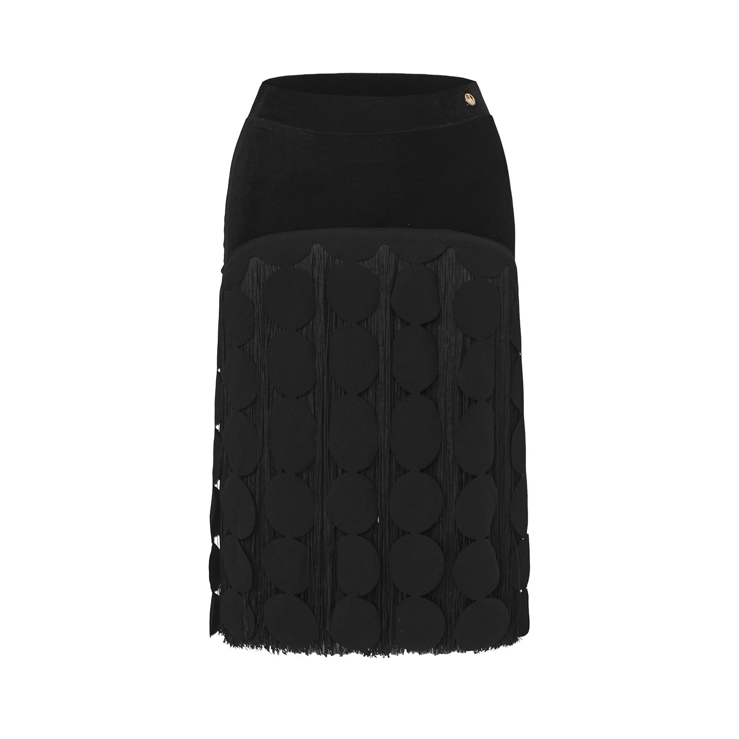 DUYQ [Midnight Star] 006 Latin Velvet Bodycon Skirt – Professional Latin Practice Wear