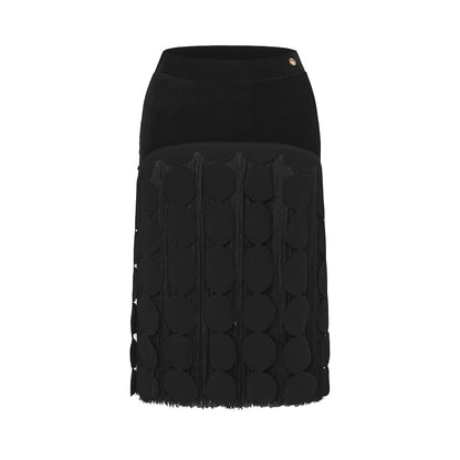 DUYQ [Midnight Star] 006 Latin Velvet Bodycon Skirt – Professional Latin Practice Wear