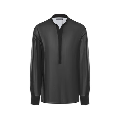 DUYQ A/W 001 Men's Classic Replica Ballroom Latin Dance Practice Top - Long Sleeve