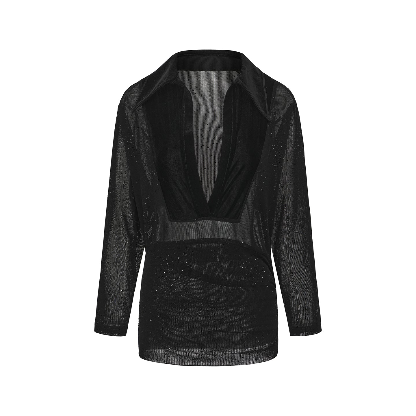 DUYQ [Midnight Star] 001 Latin Loose Fit Top – Professional Latin Practice Wear