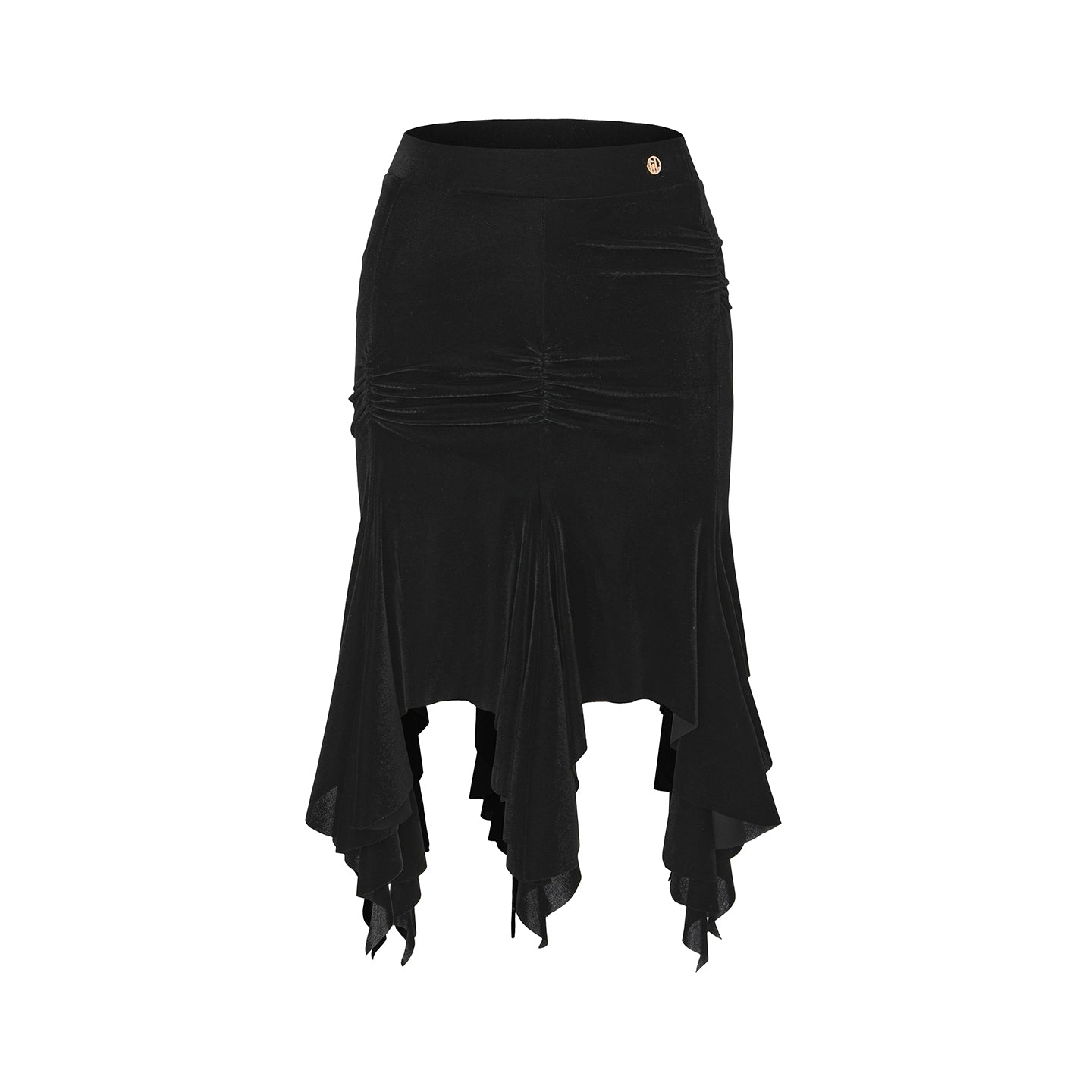 DUYQ [Midnight Star] 016 Latin Asymmetric Pleated Skirt – Latin Practice Wear