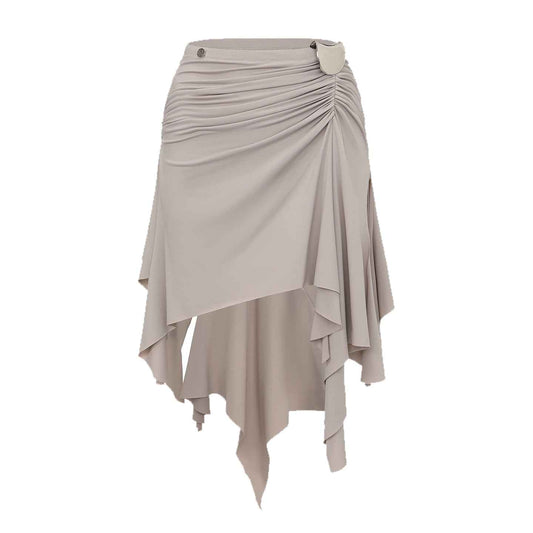 DUYQ 008 Asymmetrical Skirt for Professional Latin Dance