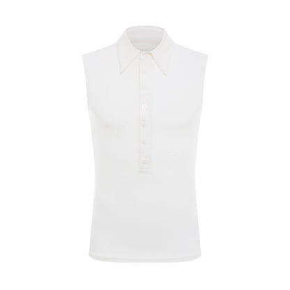 DUYQ A/W 010 Men's Sleeveless Collared Vest - Latin Ballroom Dance Practice Top